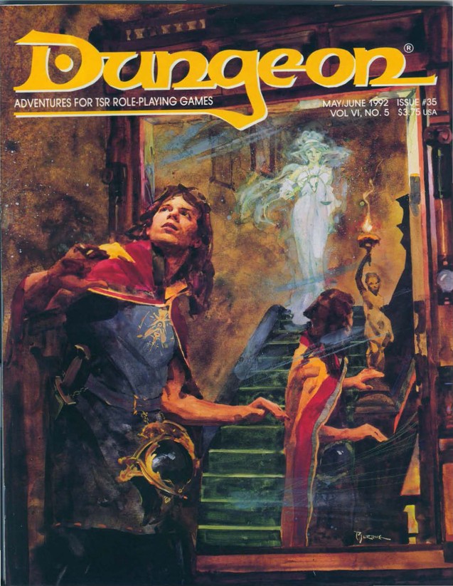 Dungeon Magazine #35 cover